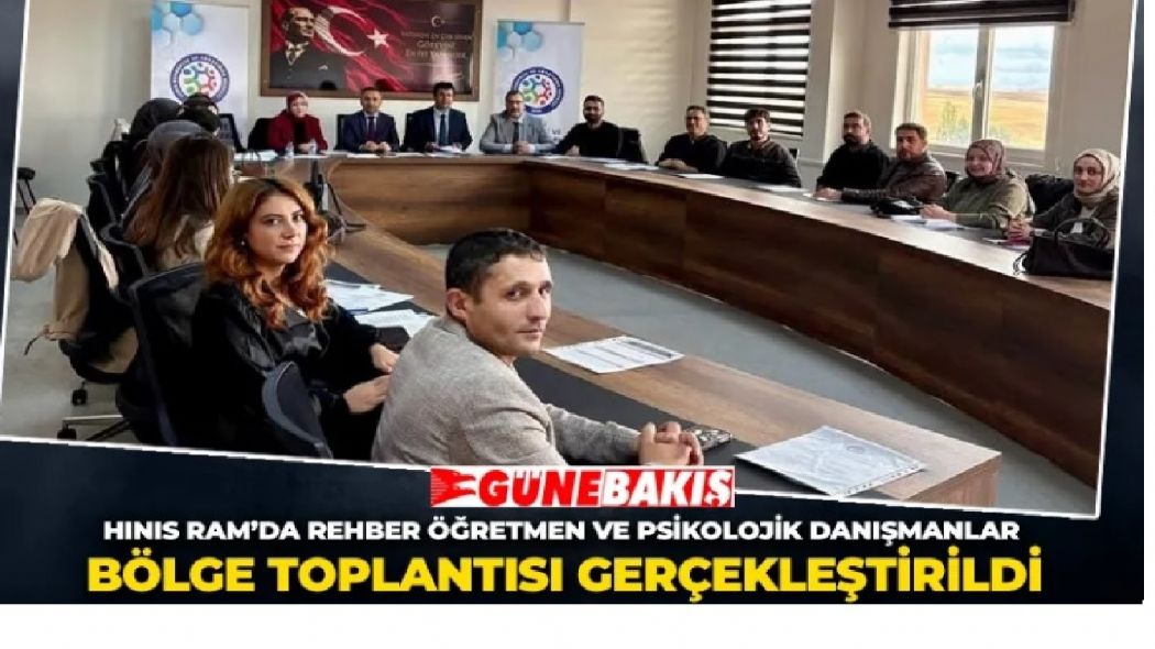 H�n�s'ta Psikolojik Dan��manlar B�lge Toplant�s� Ger�ekle�tirildi.