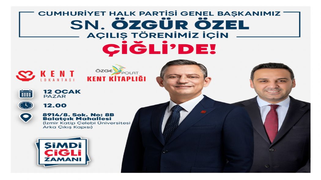 CHP Lideri zelden ilide iki al.